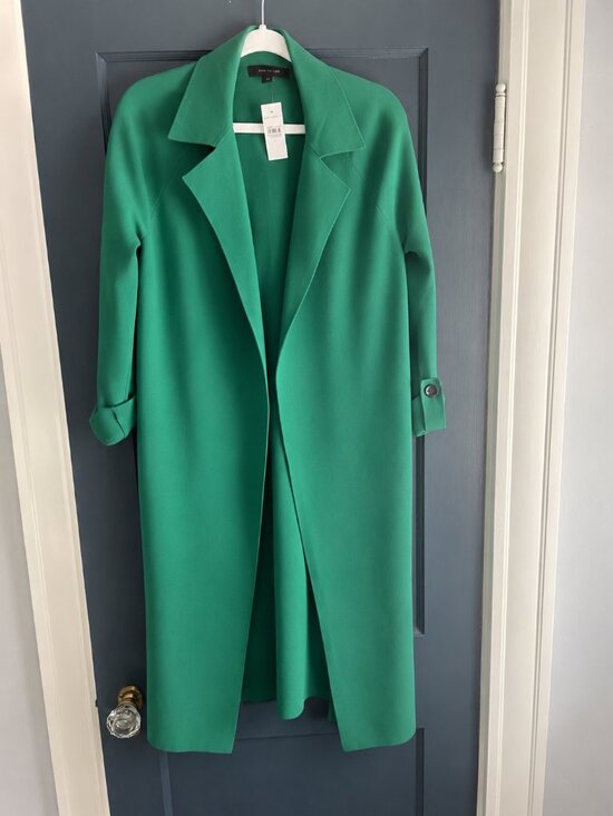 Ann Taylor Sweaters - Ann Taylor Emerald Green Open Front Duster Cardigan Sweater Jacket NWT Small